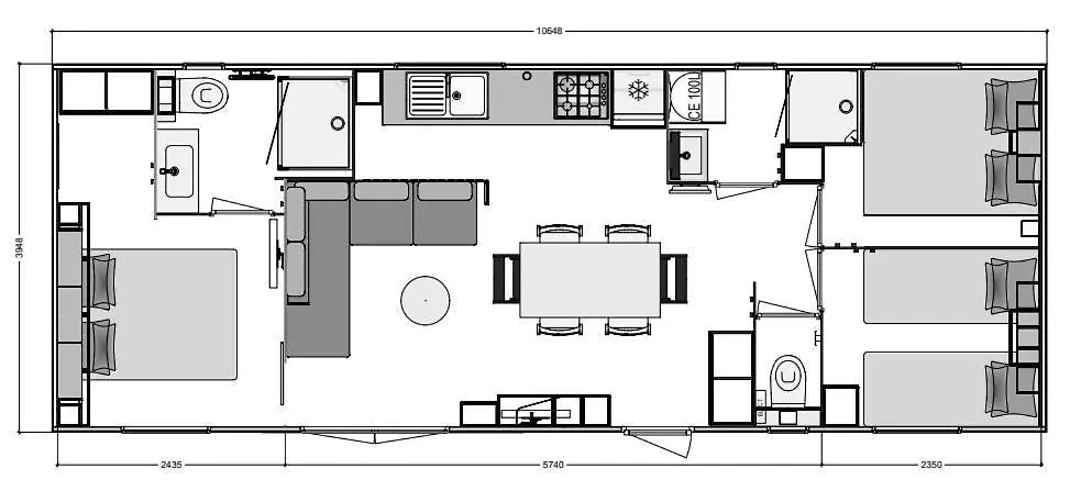 Mobilhome Tout Confort, Proche Saint-Malo, A 50 M De La Plage Et Du Gr34